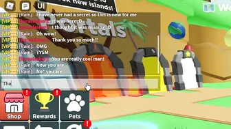 I GOT FREE SECRET PETS in Clicker Simulator (Roblox)