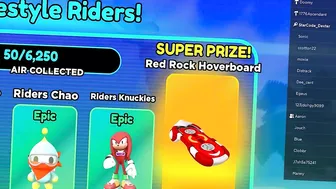 *NEW* FREESTYLE RIDERS EVENT UNLOCKED (SONIC SPEED SIMULATOR)