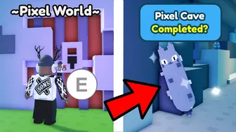 ????Where's Pixel World *SECRET* Cave and Pixel Cat Hoverboard in Pet Simulator Hardcore Update