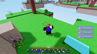 Now you can ONE SHOT wool - Roblox Bedwars