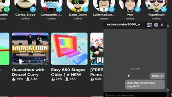 roblox porque este USUARIO me esta diciendo esto...???????