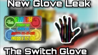 New Glove Leak! The "Switch" Glove | Slap Battles Roblox