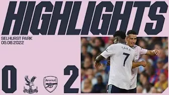 HIGHLIGHTS | Crystal Palace v Arsenal (0-2) | Martinelli scores, Saliba impresses!