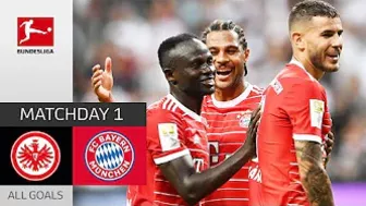 Bayern Start Season with Goals Galore | Eintracht Frankfurt - FC Bayern München 1-6 | All Goals