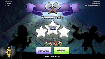 10 Years Of Clash Challenge Day 6 Attack 2017 Clash OF Clans COC New Event Attack