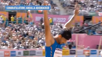 India's Abdulla Aboobacker Men's Triple Jump Silver at Common Wealth Games 2022