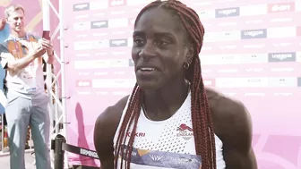 Victoria Ohuruogu after her 400m Silver medal at the Commonwealth Games 2022