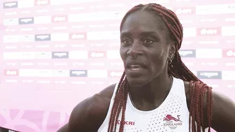 Victoria Ohuruogu after her 400m Silver medal at the Commonwealth Games 2022