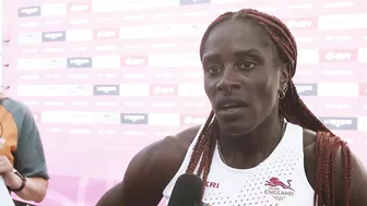 Victoria Ohuruogu after her 400m Silver medal at the Commonwealth Games 2022