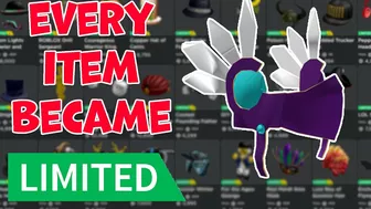 If Every Item on Roblox Went Limited