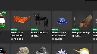 If Every Item on Roblox Went Limited