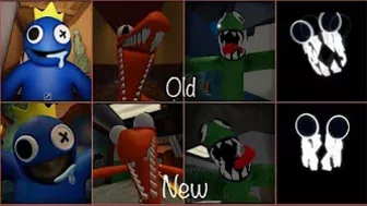 OLD Jumpscares vs NEW Jumpscares in Rainbow Friends [ROBLOX]