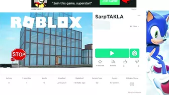 ROBLOX BU OYUNU OYNAYAN BANLANIYOR !! ???? (OYNAMAYIN)