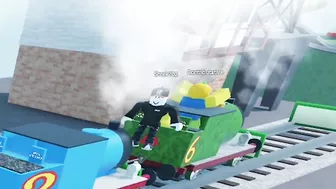 The Roblox Thomas The Train Ride Experience! (Crash & Funny Moments)