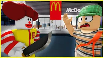 Esto Pasa si Vas de Noche a McDonald's (roblox historias)