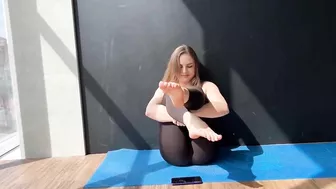 hot yoga and full body sexy stretching