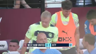 HIGHLIGHTS! West Ham 0-2 Man City | Haaland Goals on Debut | Premier League