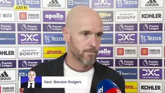 "I'm not satisfied, totally not" | Erik ten Hag reacts to his first Man Utd loss of the season!