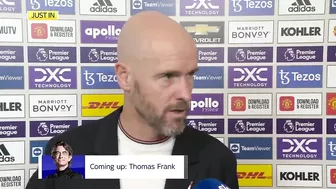 "I'm not satisfied, totally not" | Erik ten Hag reacts to his first Man Utd loss of the season!