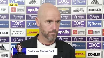 "I'm not satisfied, totally not" | Erik ten Hag reacts to his first Man Utd loss of the season!