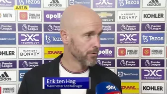 "I'm not satisfied, totally not" | Erik ten Hag reacts to his first Man Utd loss of the season!