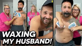 HE INSTANTLY REGRETTED THIS! *Harmonica Waxing Challenge*