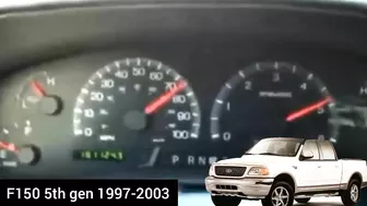 Ford F-150 all generation acceleration compilation