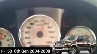 Ford F-150 all generation acceleration compilation