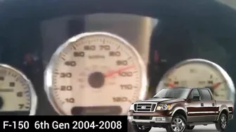 Ford F-150 all generation acceleration compilation