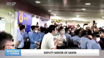 Sanya resort: tourists on a beach holiday now trapped in COVID lockdown