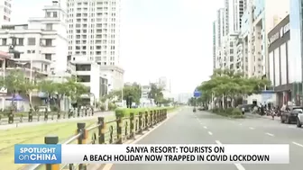 Sanya resort: tourists on a beach holiday now trapped in COVID lockdown