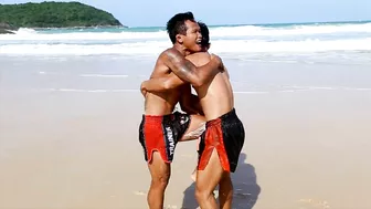 Muay Thai Beach Sparring