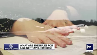 What are the rules for airline travel credits?