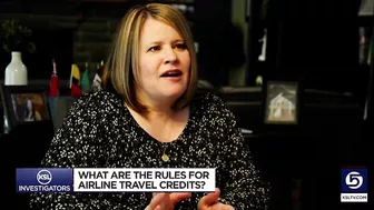 What are the rules for airline travel credits?