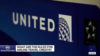 What are the rules for airline travel credits?