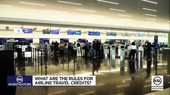 What are the rules for airline travel credits?