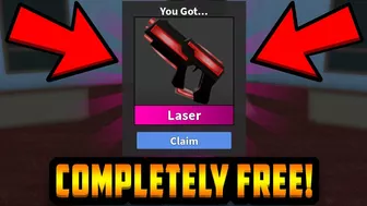 YOU CAN GET A FREE GODLY LASER IN ROBLOX MM2!!