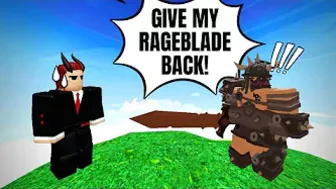 I Reduced An Enemy Rageblade To Wooden Sword | Roblox Bedwars