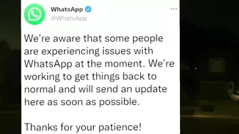 Why WhatsApp, Instagram and Facebook Not Working???