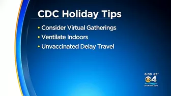 CDC Says People Should Delay Holiday Travel Until Fully Vaccinated Against Coronavirus