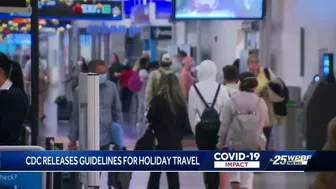 CDC releases guidelines for holiday travel