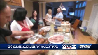 CDC releases guidelines for holiday travel