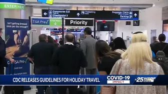 CDC releases guidelines for holiday travel