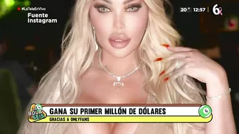 El primer millón de la barbie humana gracias a onlyfans | La Bola del 6