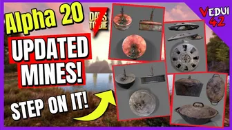 Alpha 20 - UPDATED Mine Models! 7 Days To Die  ✔️