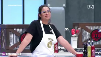 CARLA GIRALDO LE PIDE PERDON A LISS PEREIRA EN MASTERCHEF CELEBRITY