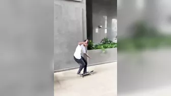 Could you do it on a skateboard????????? #shorts #tiktok