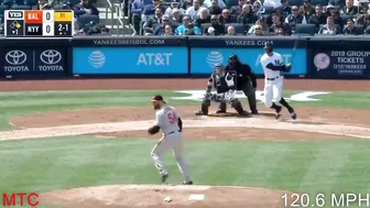 Giancarlo Stanton Hitting Balls Over 120 MPH Compilation