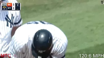 Giancarlo Stanton Hitting Balls Over 120 MPH Compilation