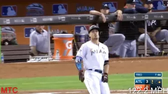 Giancarlo Stanton Hitting Balls Over 120 MPH Compilation